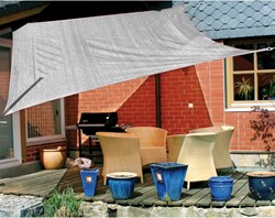 Eduplay zonnedoek grijs 6x4m - UV bescherming waterafstotend