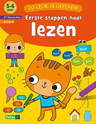 Deltas oefenboek leren lezen voor kinderen 5-6 jaar leesplezier