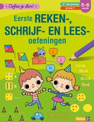 Deltas educatief oefenboek rekenen schrijven lezen 5-6 jaar kinderen