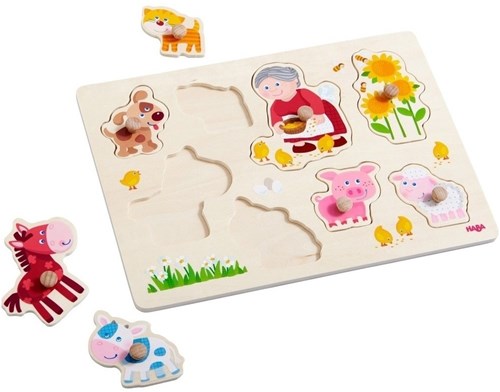 HABA Inlegpuzzel Oma Linda’s dieren-2