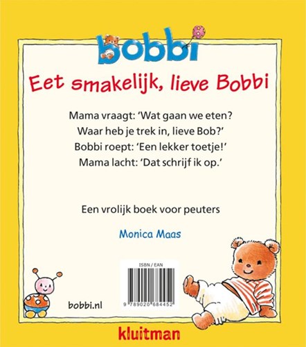 Kluitman Bobbi kinderboek eet smakelijk - peuterboek voor 2 jaar+-2
