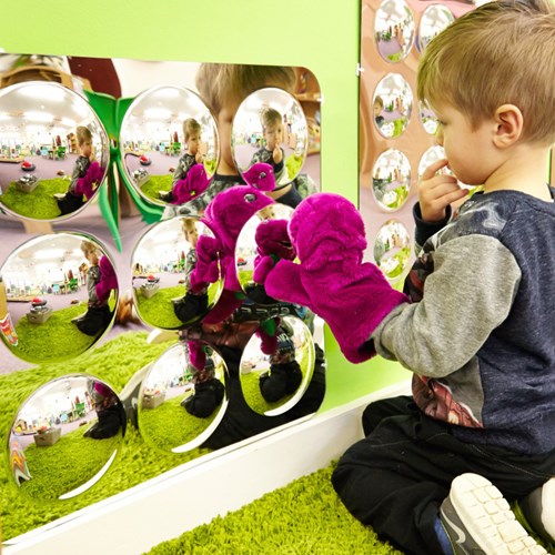 TickiT acryl spiegelpaneel educatief speelgoed 9 koepels 490mm-3