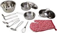 Bigjigs Kookset Staal